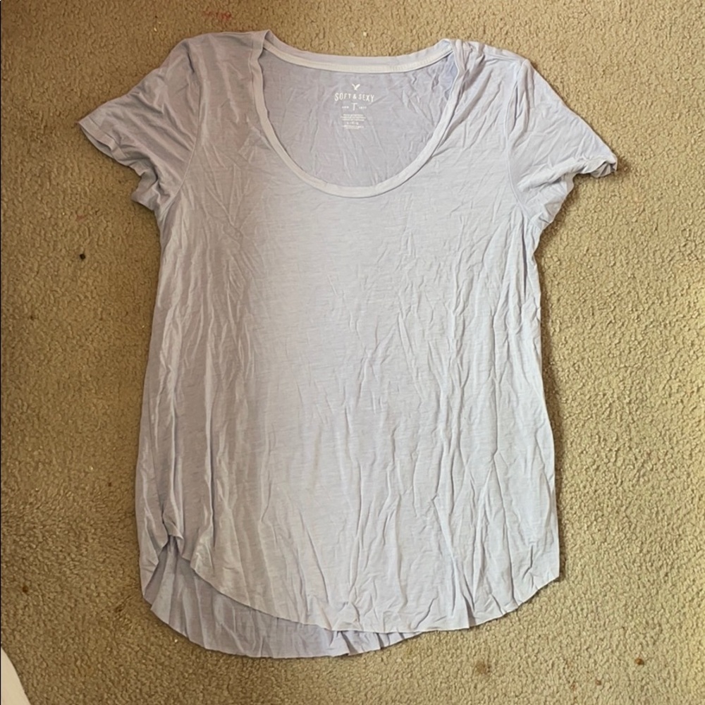 Light blue t shirt